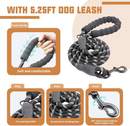 AUROTH Dog Harness and Leash Set for Medium Sized Dog, No Pull Dog Vest