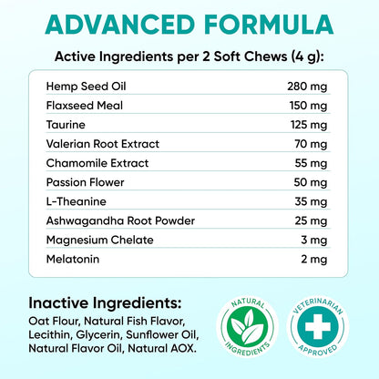 Chewable Flea and Tick Prevention for Dogs - 120 Soft Chews Made in USA - Oral Flea and Tick Control Pills for Small, Medium, Large Dogs and Puppies - Skin and Coat Supplement Treats for All Breeds