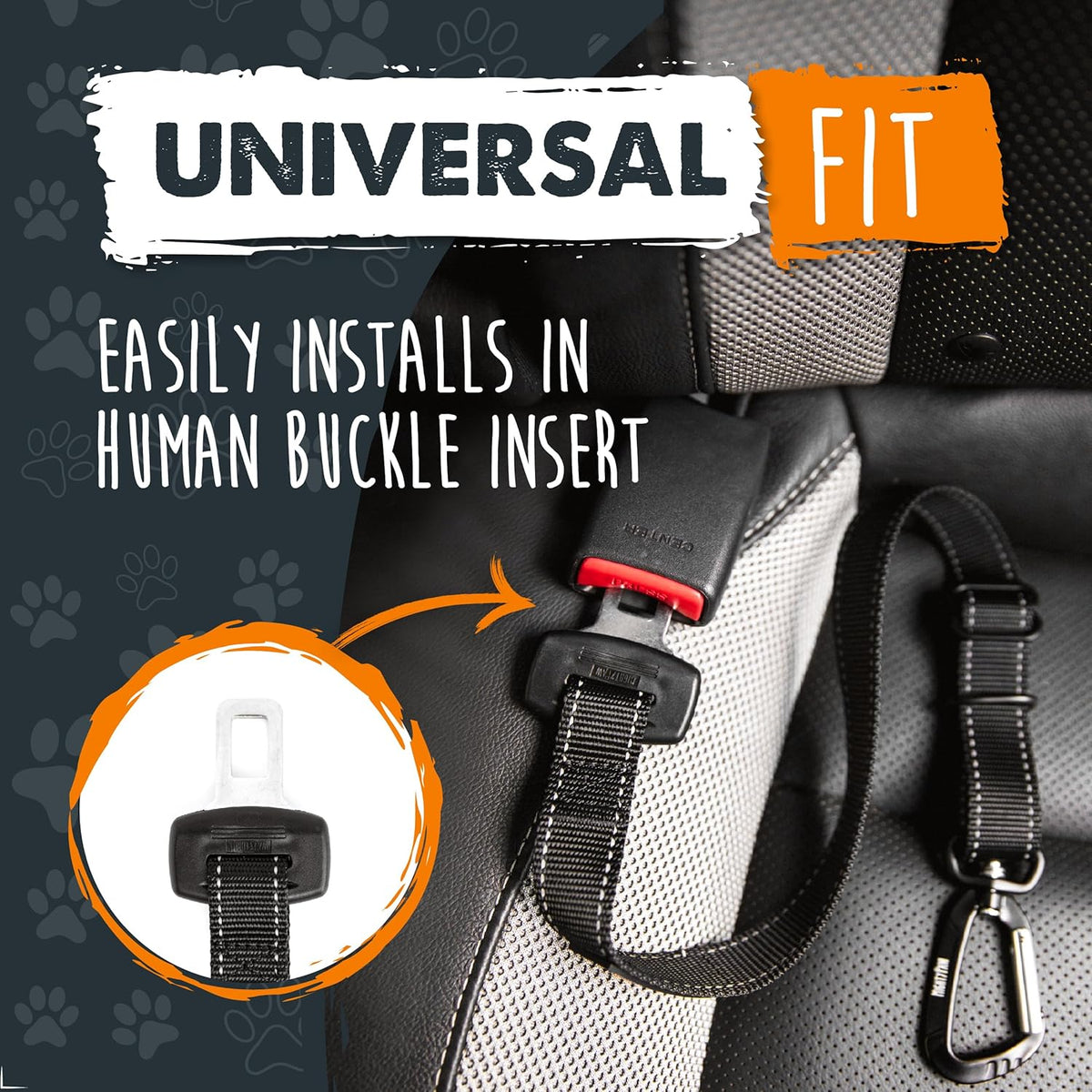 Dog Seat Belt for Car Headrest, for Small, Medium & Large Dogs