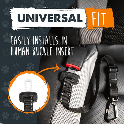 Dog Seat Belt for Car Headrest, for Small, Medium & Large Dogs