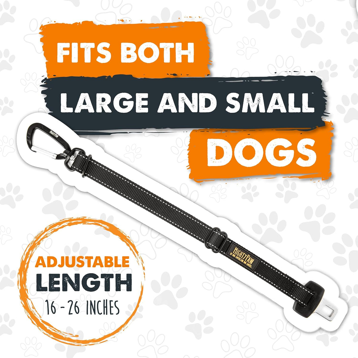 Dog Seat Belt for Car Headrest, for Small, Medium & Large Dogs