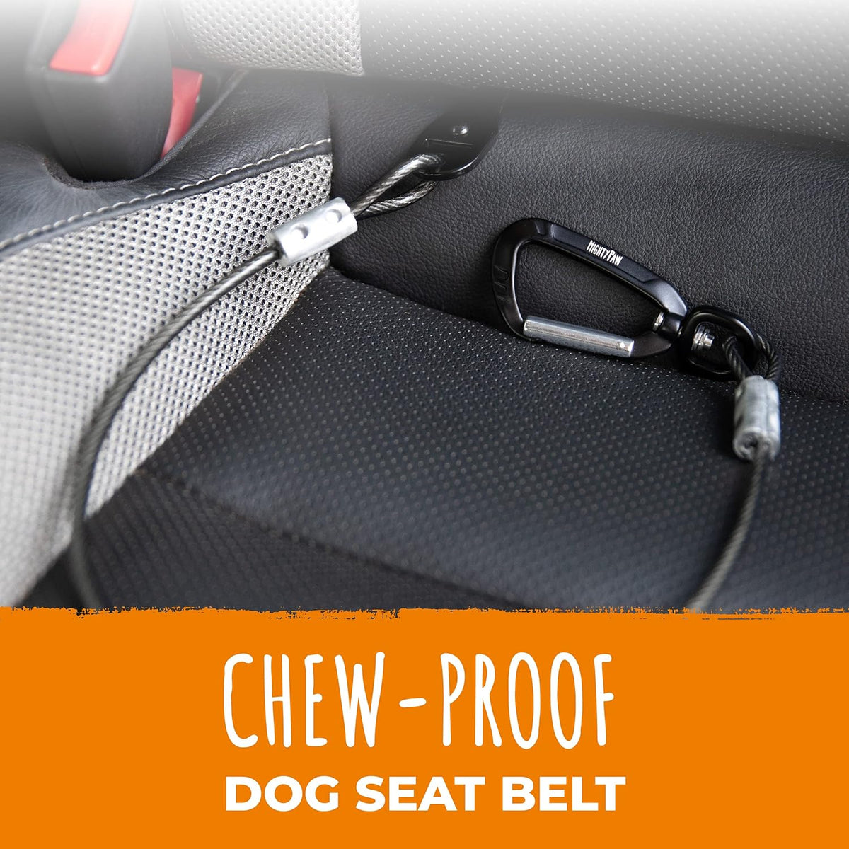Dog Seat Belt for Car Headrest, for Small, Medium & Large Dogs