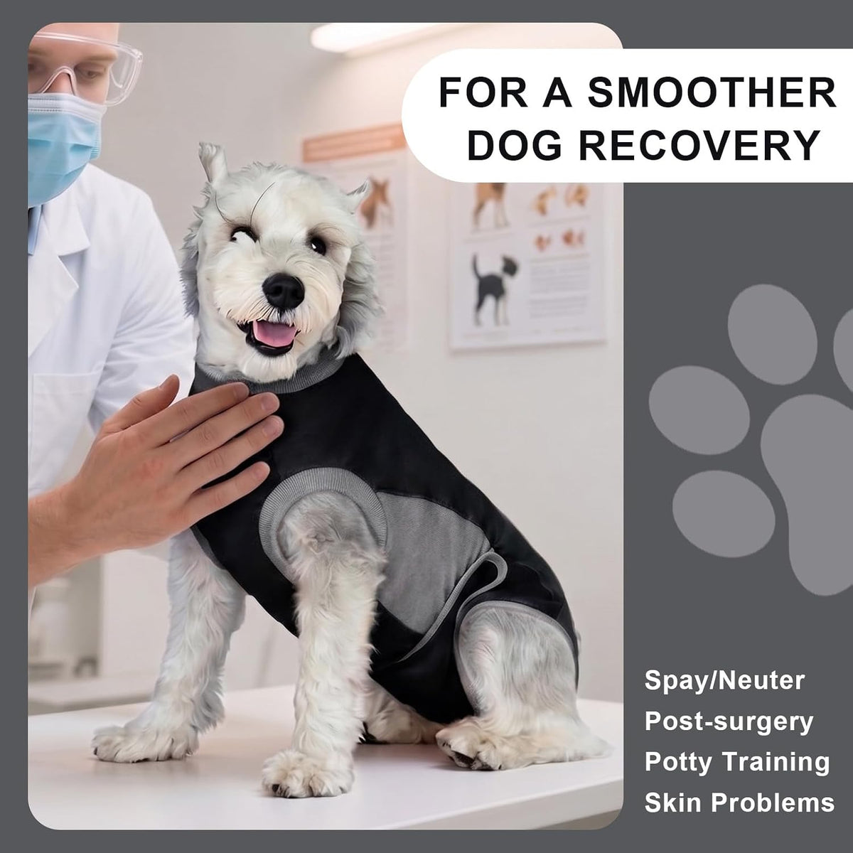 Dog Surgery Recovery Suit,Dog Recovery Suit After Surgery for Female Spay Male Neuter,Soft Anti Licking Recovery Suit for Dogs,Dog Onesie for Abdominal Wounds,Pink,S