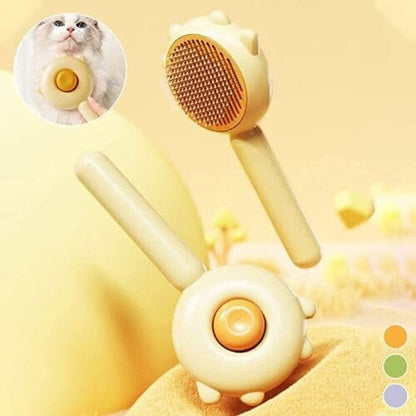 Cat Brush - Pet Hair Cleaner Brush (Green+Yellow)