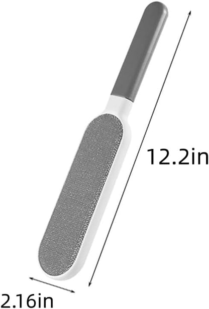 Double-Sided Self-Cleaning Lint Removers for Furniture, Clothes, Car Seats, Large Lint Remover Brush for Pet Hair, Lint, Dust, Dirt (Red)