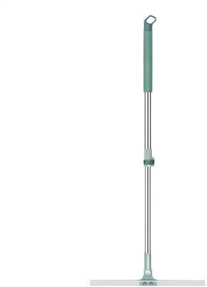 Silicone Broom - Multifunction Magic Broom | Pet Hair Removal Broom | Hair Sweeping Broom Tool | Soft Silicone Bristle Broom with Long Handle | Non-Scratch Carpet Brush for Cat/Dog Hair