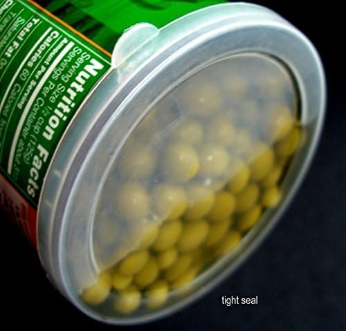 ALAZCO 6pc BPA-Free Can Covers - Large Medium & Small Plastic Tight Seal Lids For Canned Goods or Pet Dog Cat Food Saver Reusable