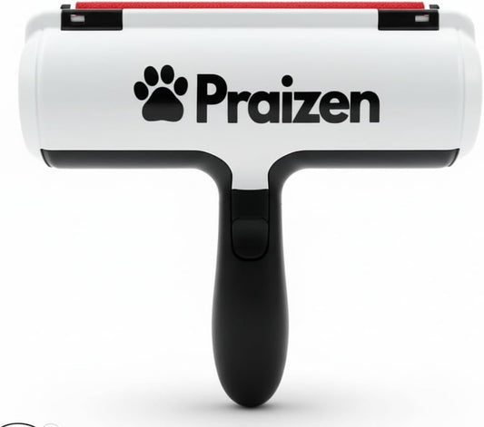 Reusable Pet Hair Remover Roller – Premium Black & White Lint and Fur Cleaner for Cat & Dog Owners, Ideal for Furniture, Rugs, Bedding, Upholstery, Stairs, Car Interiors & Household Surfaces
