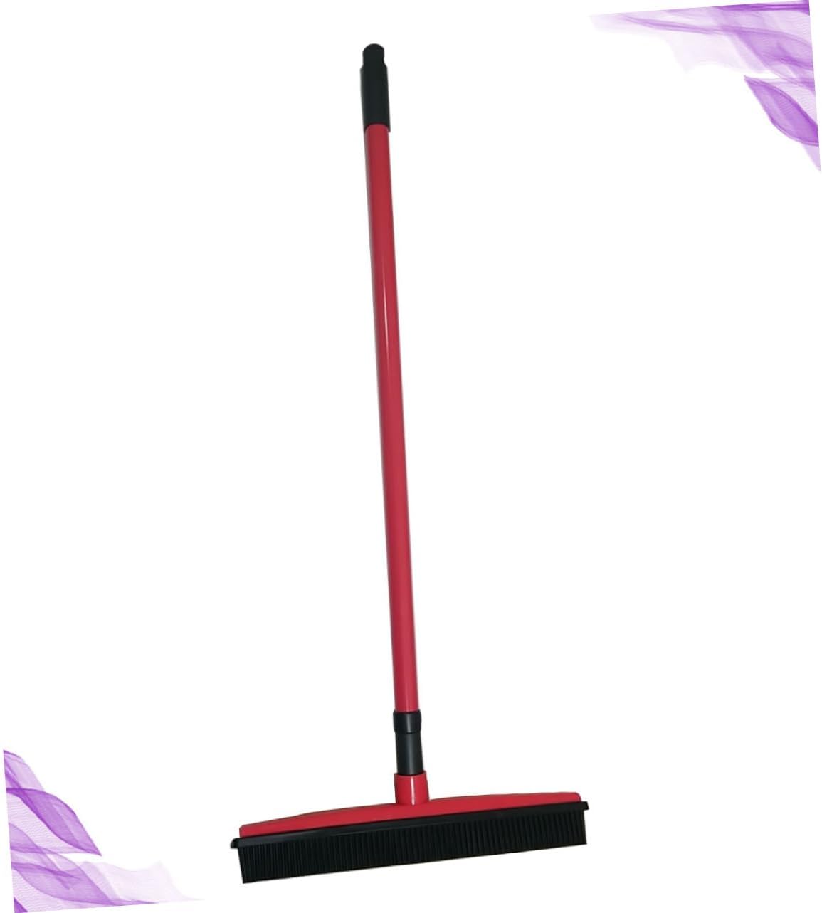 KOMBIUDA Pet Hair Cleaner Broom Handle for Hair Removal Versatile Mop for Carpets Rugs and