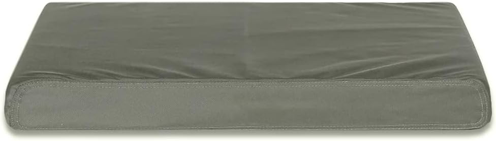 Dog Bed Cover,Waterproof Tough Plastic DIY Pet Bed Cover,Non Stick Hair Easy to Clean Rectangular Fillable Dog Bed Covers with Zipper(Dark Grey,44" L x 32" W x 4" Th,Cover Only)