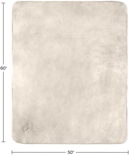 Waterproof Pet Blanket - 50x60-Inch Reversible Sherpa Fleece Throw Protects Couches, Cars, and Beds from Spills, Stains, and Fur by PETMAKER (Gray)