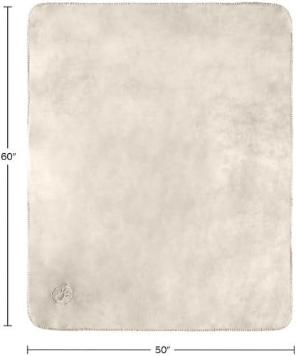 Waterproof Pet Blanket - 50x60-Inch Reversible Sherpa Fleece Throw Protects Couches, Cars, and Beds from Spills, Stains, and Fur by PETMAKER (Gray)