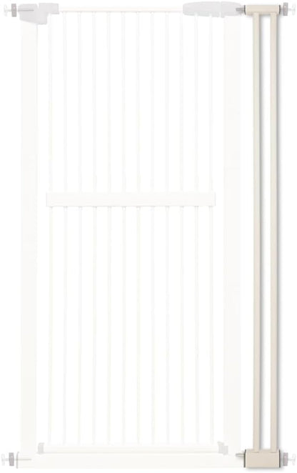 Lumizone Extra Tall Cat Gate 61.02" High Pressure Mounted Extra Wide 30.12"-34.05" (17Sizes) 1.37" Gap No Drilling Auto-Close Tall Pet Gate for Dogs (Black, 30.12"-34.05" W)