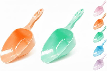 1-Cup Melamine Pet Food Scoop — Precise Feeding & Weight-Management Measuring Scoop for Dogs & Cats, BPA-Free, Durable, Dishwasher-Safe (Baby Blue)