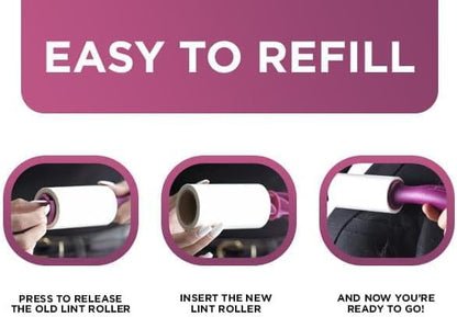 Lint Rollers for Pet Hair Extra Sticky, Special Cover Design, Pet Hair Remover, 400 Sheets