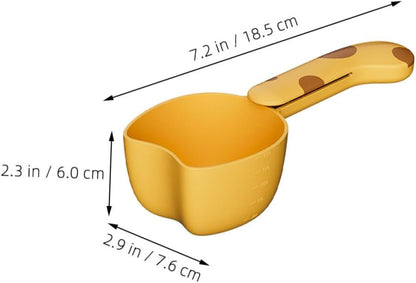 Luxshiny 2pcs Rice Scoop Sealing Clip Skimmer Spoon Dog Food Measuring Scoop for Kitchen