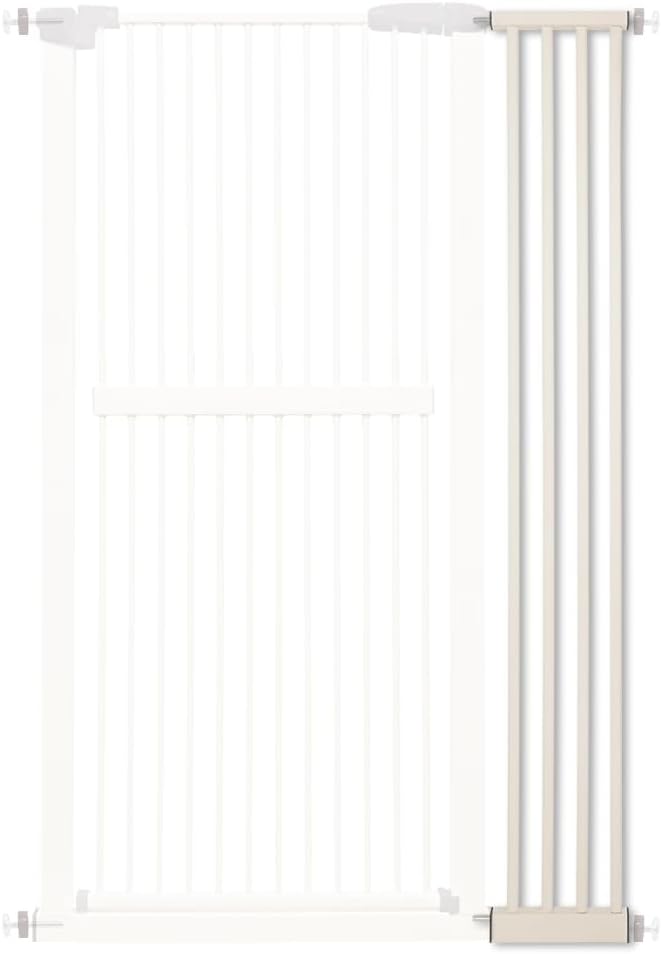 Lumizone Extra Tall Cat Gate 61.02" High Pressure Mounted Extra Wide 30.12"-34.05" (17Sizes) 1.37" Gap No Drilling Auto-Close Tall Pet Gate for Dogs (Black, 30.12"-34.05" W)