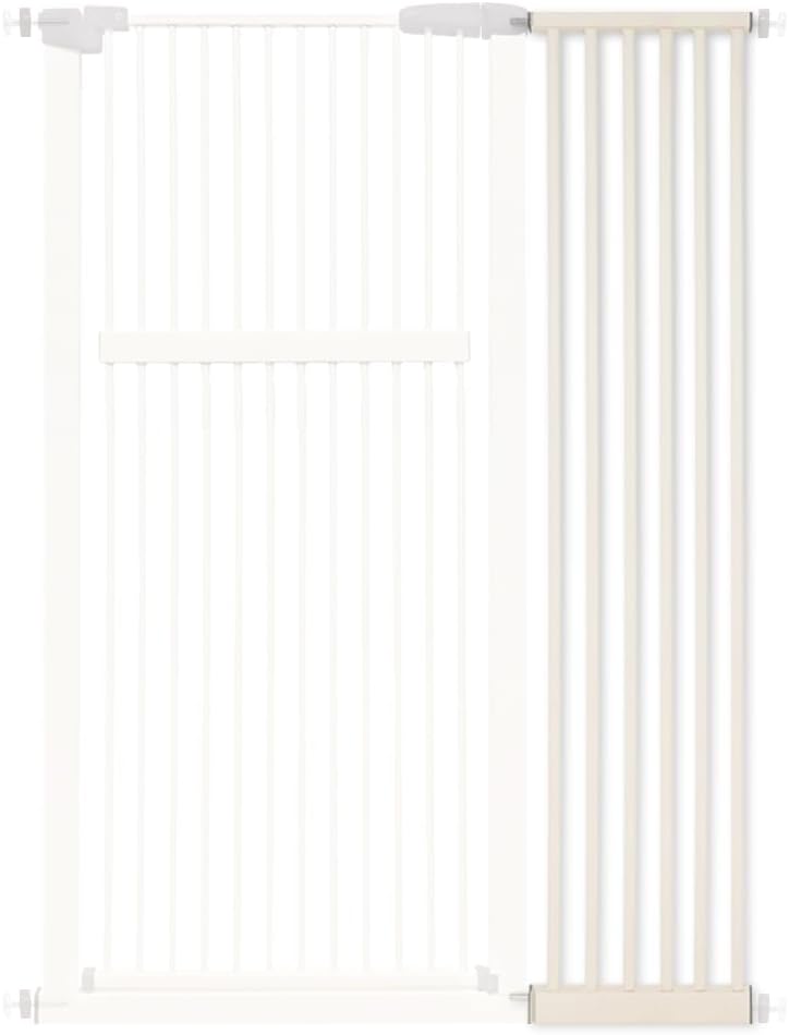 Lumizone Extra Tall Cat Gate 61.02" High Pressure Mounted Extra Wide 30.12"-34.05" (17Sizes) 1.37" Gap No Drilling Auto-Close Tall Pet Gate for Dogs (Black, 30.12"-34.05" W)