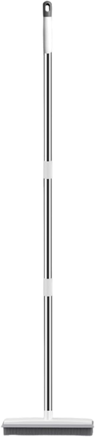 YOXIER Pet Hair Removal Tool,2-in-1 Pet Hair Removal Broom,Pet Hair Broom with Squeegee for Carpet,Heavy Duty Broom for Driveways, Sidewalks, Patios and Deck Cleans Dirt, Debris, Sand, Mud, Leaves an