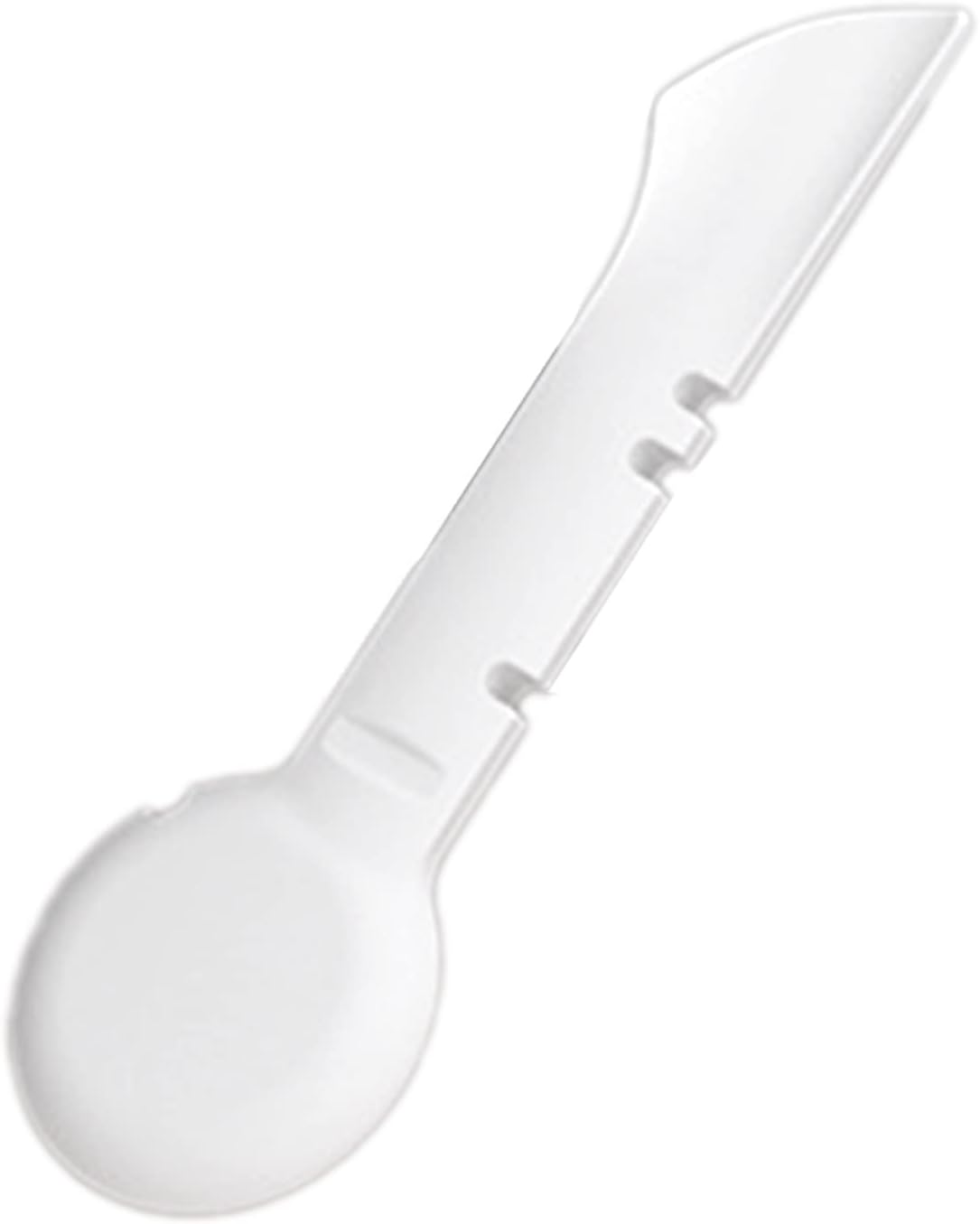Pet Food Spoon, Cute Ice Cream Shape Dog Food Scoop with Sealing Clip Pet Food Can Spoon Food Grade ABS for Dogs Cats (Green Coffee)