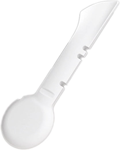 Pet Food Spoon, Cute Ice Cream Shape Dog Food Scoop with Sealing Clip Pet Food Can Spoon Food Grade ABS for Dogs Cats (Green Coffee)