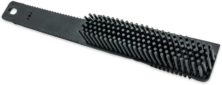 Detail King Rubber Pet Hair Removal Brush - Carpet & Upholstery - 1" Black Rubber Bristles