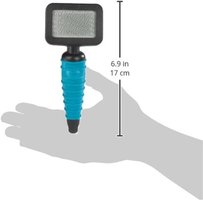 Master Grooming Tools Ergonomic Slicker Brushes — Molded Brushes for Grooming Dogs - Medium, 4" x 2½", Black
