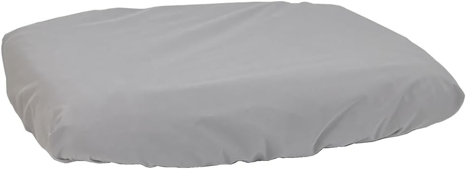 Grey Waterproof Dog Bed Slip Cover Dog Bed Liner Elastic 42 x 30 Inch