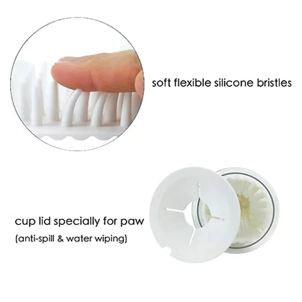 PETKIT Portable Dog Paw Cleaner with Gentle Silicone Cup White Foot Washer for Small Size Pet (Small)