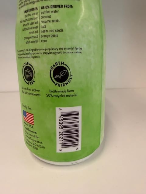 TropiClean Deshedding Dog Shampoo, Fast-Acting Shedding Control & Coat Softener, Puppy Safe, Made in USA, Lime & Coconut Scent, Cat Friendly, 20oz.