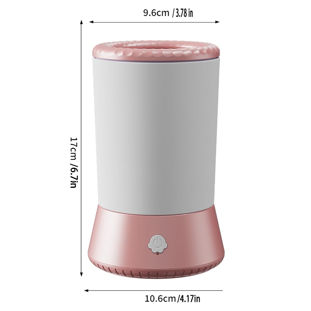 Pet Foot Washing Cup Rechargeable Automatic Dog Paw Cleaner Suitable for Paw Cleaning of Dogs, Cats and Rabbits.Pet Foot Cleaner for Small Medium Large Breed (PINK)