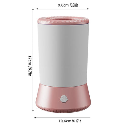 Pet Foot Washing Cup Rechargeable Automatic Dog Paw Cleaner Suitable for Paw Cleaning of Dogs, Cats and Rabbits.Pet Foot Cleaner for Small Medium Large Breed (PINK)