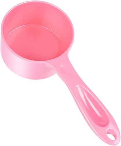SUPERDESIGN 1 Cup Dog Food Scoop for Container Melamine Measuring Scoop for Dogs Cats Birds and Rabbits Pet Food Feeding Scoop Dishwasher Safe - Yellow