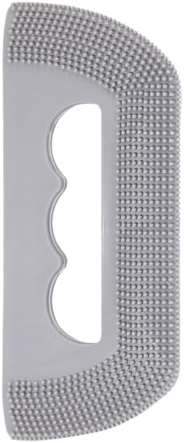 Reusable Soft Rubber Cat Dog Hair Removal Brush Gray (2 Pack) - Washable Pet Hair Deshedding Cleaning Tool for Indoor Cats, Dogs, Couch, Carpet & Furniture