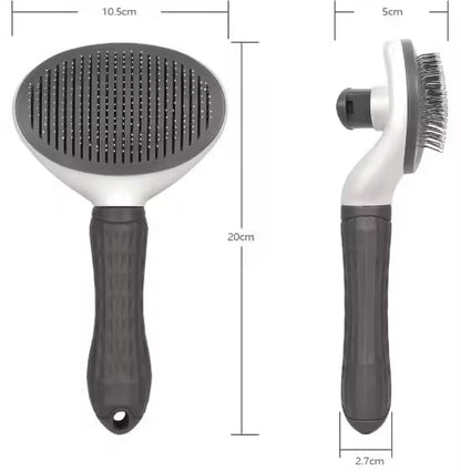 3-Pack Pet Grooming Kit for Dogs & Cats Self-Cleaning Slicker Brush, Deshedding Grooming Glove & Reusable Lint Roller Removes Loose Hair, Fur & Tangles, Easy to Clean