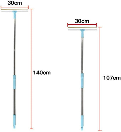Carpet Rake for Pet Hair Removal, 55" Long Handle Carpet Pet Hair Removal Carpet Scraper Dog Cat Hair Remover for Sofa Couch Car Rug 2-Pcs Set Pet Hair Carpet Rake (Grey)