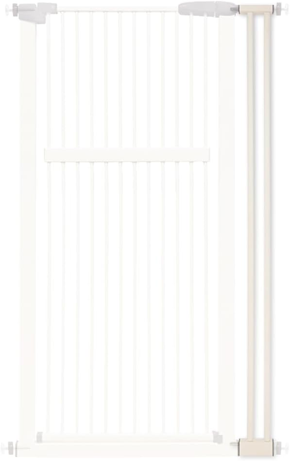 Lumizone Extra Tall Cat Gate 61.02" High Pressure Mounted Extra Wide 30.12"-34.05" (17Sizes) 1.37" Gap No Drilling Auto-Close Tall Pet Gate for Dogs (Black, 30.12"-34.05" W)