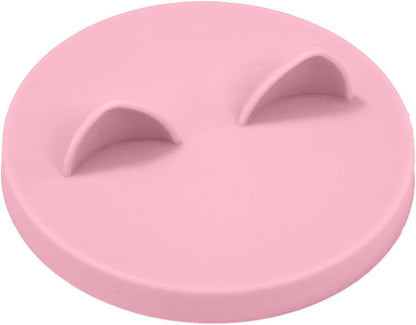 OHMO 2 Pack Cat Food Can Lids, Small Size (3 oz) Silicone Pet Food Can Lids Covers for 3 oz Cat Food Cans, Light Green