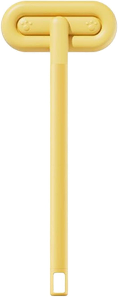 Removal Broom, 17.91 Inches Reusable Ergonomic Brush with Extended Handle for Shedding Control, Pet Hair Cleaner with Sturdy Design and Easy Use, Cleaning Tool for Sofa Rug Vehicle Indoor Laundry