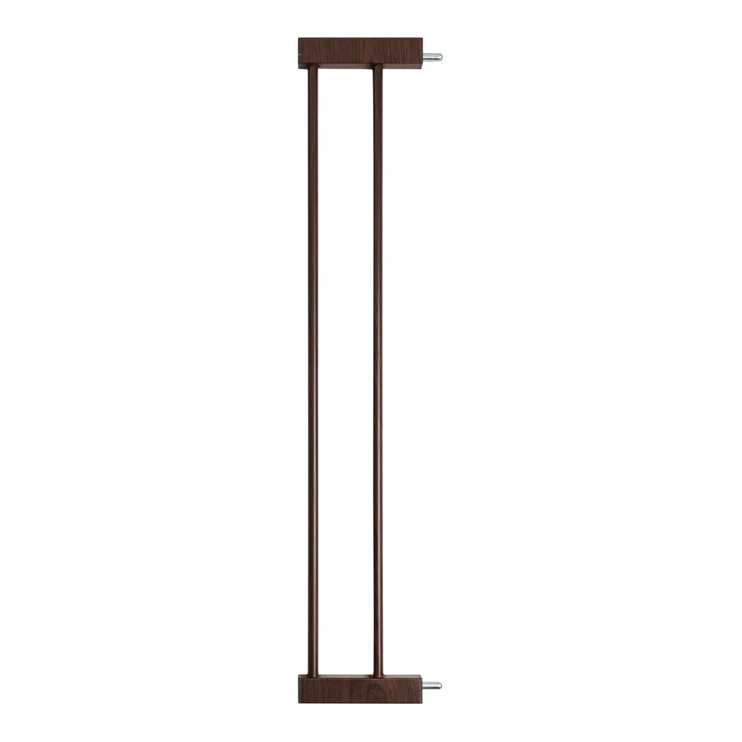 BABELIO Baby Metal Gate Extension with Wood Pattern, 5.5'' Extra Wide Pet Gate for Stairs & Doorways, Pressure Mounted Baby Gate Dog Gate, No Tools Required, 30'' Tall