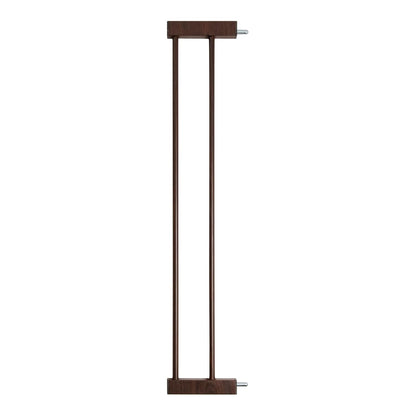 BABELIO Baby Metal Gate Extension with Wood Pattern, 5.5'' Extra Wide Pet Gate for Stairs & Doorways, Pressure Mounted Baby Gate Dog Gate, No Tools Required, 30'' Tall