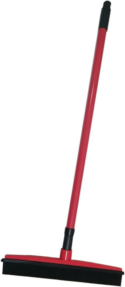 KOMBIUDA Pet Hair Cleaner Broom Handle for Hair Removal Versatile Mop for Carpets Rugs and