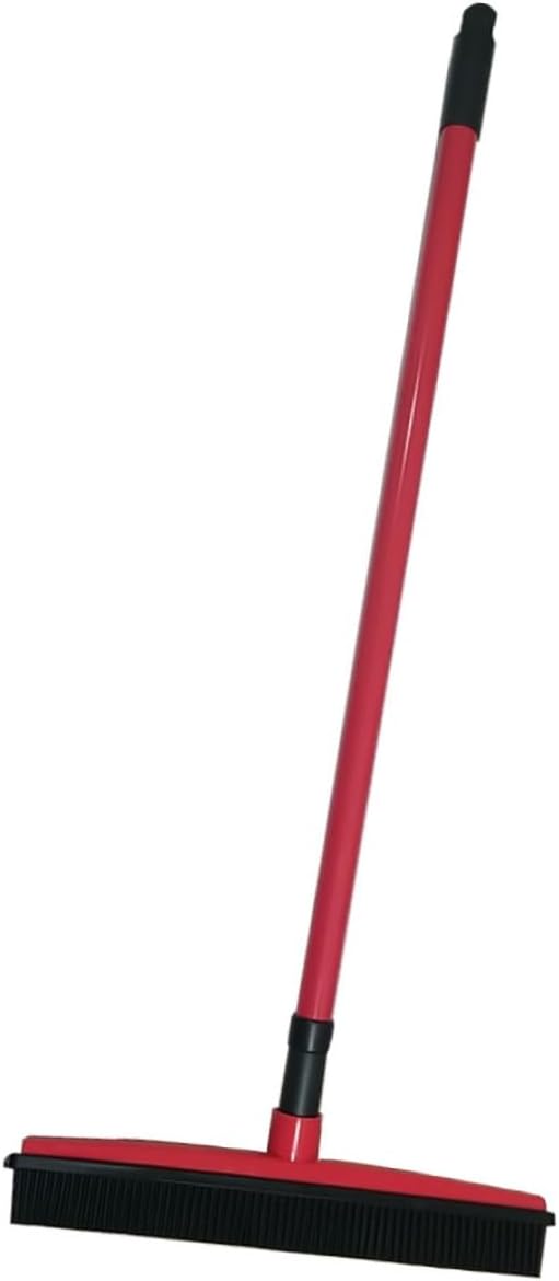 KOMBIUDA Pet Hair Cleaner Broom Handle for Hair Removal Versatile Mop for Carpets Rugs and