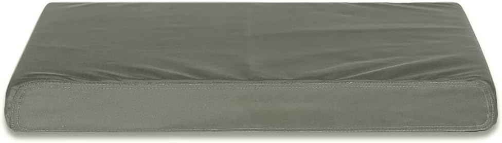 Dog Bed Cover,Waterproof Tough Plastic DIY Pet Bed Cover,Non Stick Hair Easy to Clean Rectangular Fillable Dog Bed Covers with Zipper(Dark Grey,44" L x 32" W x 4" Th,Cover Only)