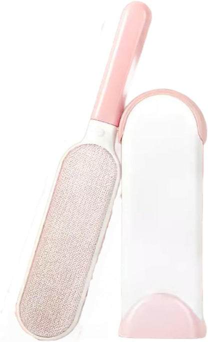 Double-Sided Self-Cleaning Lint Removers for Furniture, Clothes, Car Seats, Large Lint Remover Brush for Pet Hair, Lint, Dust, Dirt (Red)