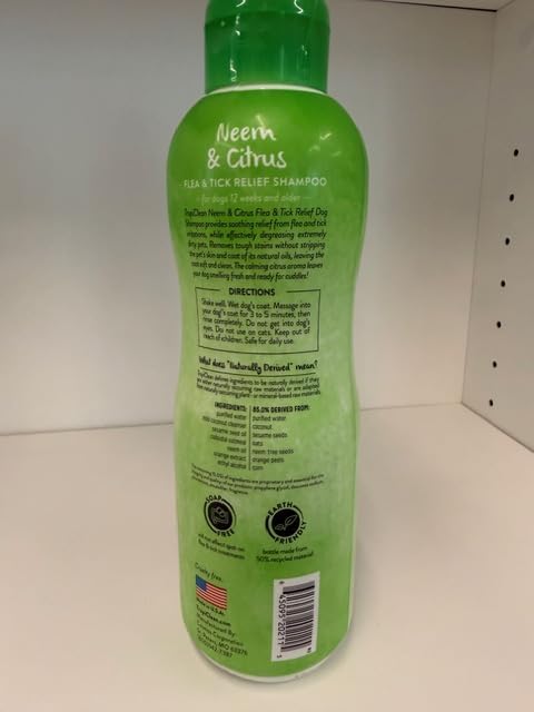 TropiClean Deshedding Dog Shampoo, Fast-Acting Shedding Control & Coat Softener, Puppy Safe, Made in USA, Lime & Coconut Scent, Cat Friendly, 20oz.