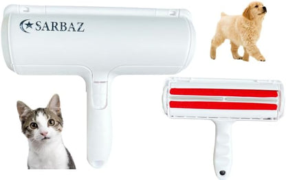 Sarbaz Pet Hair Remover, Cat and Dog Hair Remove for Furniture, Carpet, Couch,Clothing and Beding, Multi Surface Fur Remover Tool, Portable