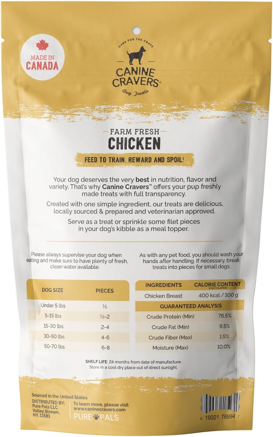 Canine Cravers Single Ingredient Dog Treats – Premium Beef Fillets - Human Grade Air Dried Hypoallergenic Pet Food – Grain, Gluten, and Soy Free – 100% All Natural - 5.3 oz