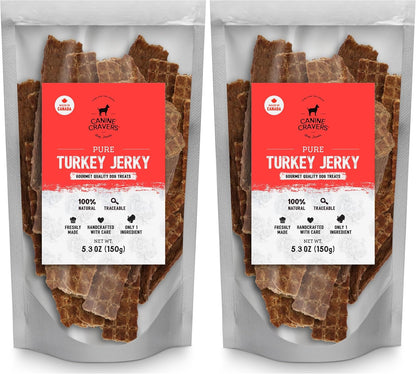Canine Cravers Single Ingredient Dog Treats – Premium Beef Fillets - Human Grade Air Dried Hypoallergenic Pet Food – Grain, Gluten, and Soy Free – 100% All Natural - 5.3 oz