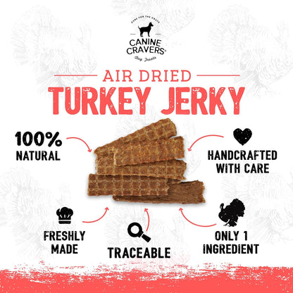 Canine Cravers Single Ingredient Dog Treats – Premium Beef Fillets - Human Grade Air Dried Hypoallergenic Pet Food – Grain, Gluten, and Soy Free – 100% All Natural - 5.3 oz